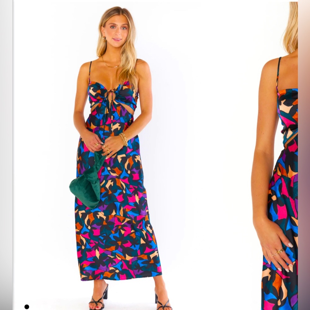 Show Me Your Me MuMu cut out geometric dress